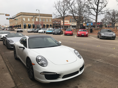 Illustration for article titled Got to attend a Porsche version of Cars and Coffee in Dallas & a Porsche wasn't the coolest million dollar rare car I saw.